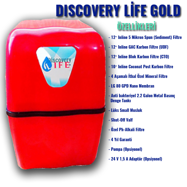 Discovery Life Gold Plus 9 Aşamalı