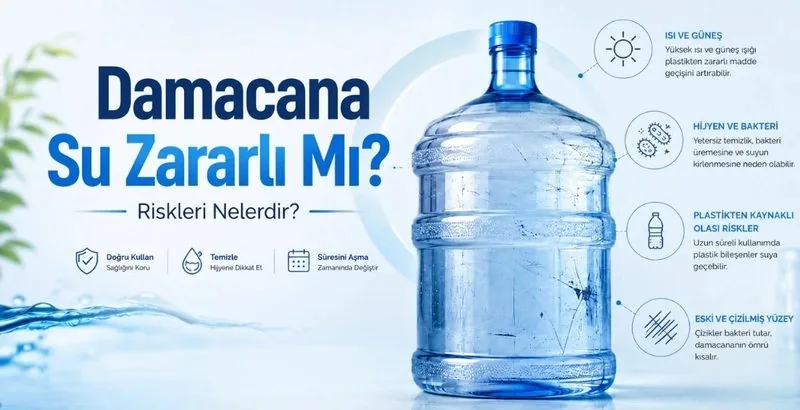 Damacana suyun sağlığa olası riskleri